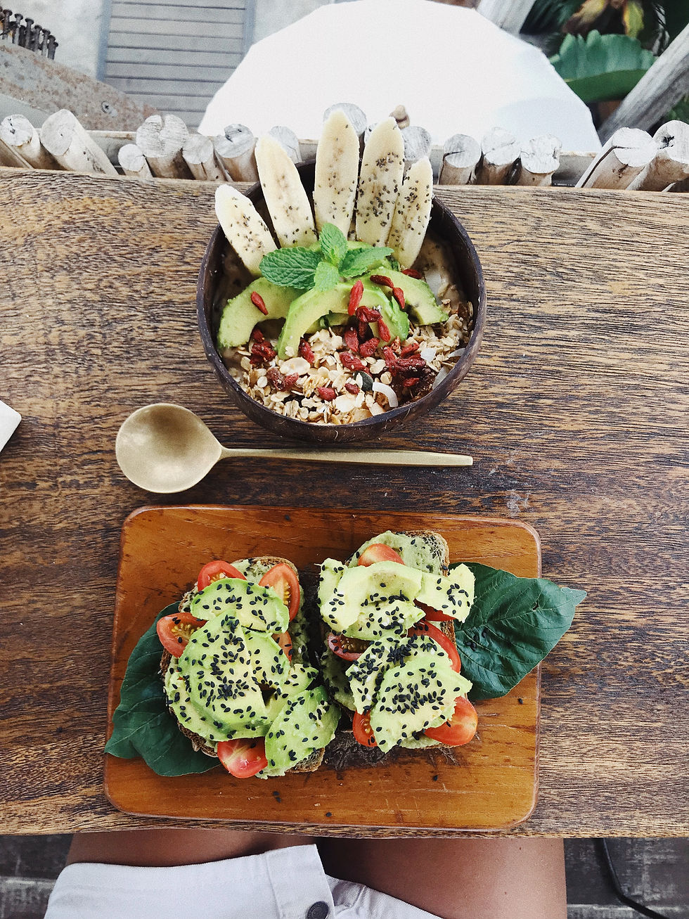 Avocado art in Bali, Indonesia