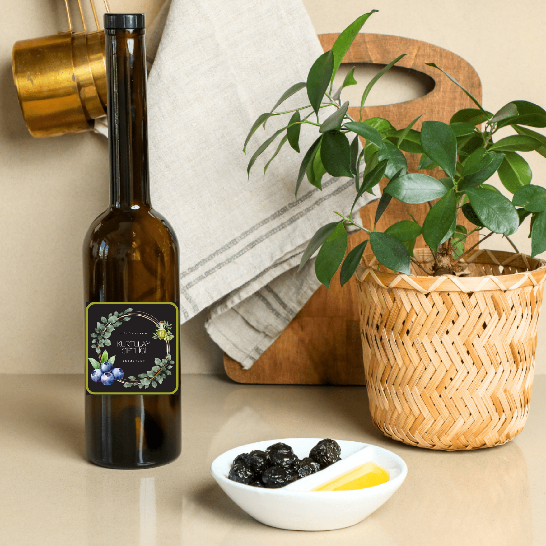 500 ml Özel Soğuk Sıkım Zeytinyağı