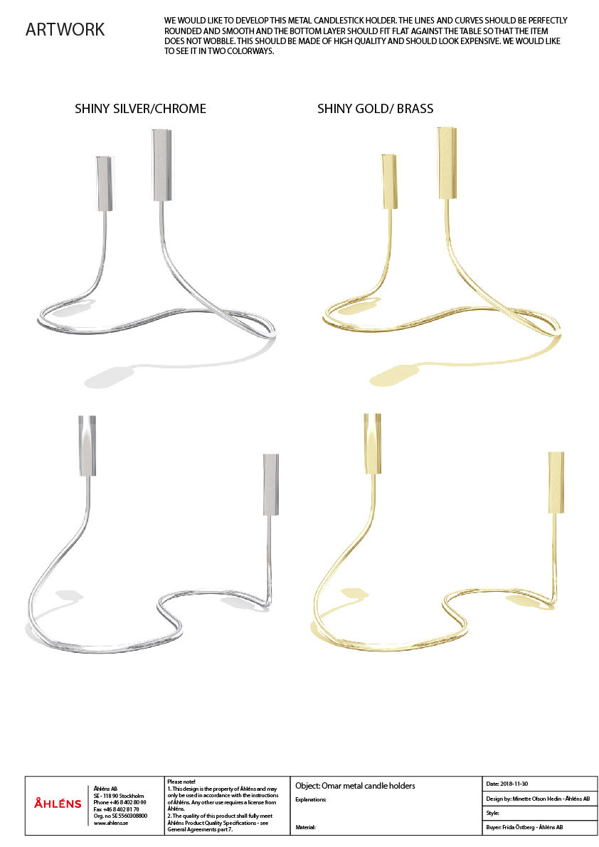 Omar candlestick clean