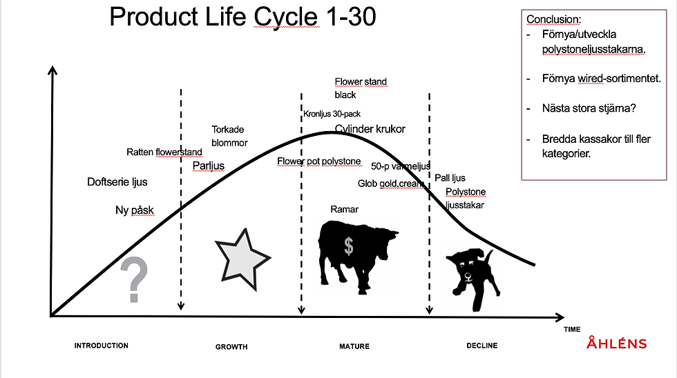 Product life cycle Decorations