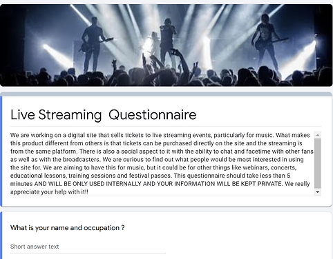 Live streaming questions.PNG