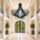 candelabro moderno techo