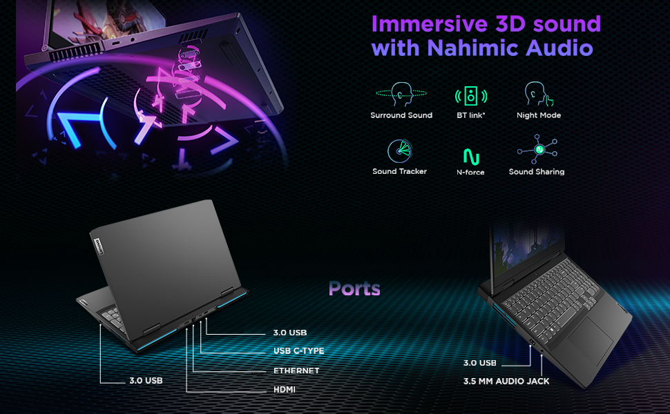 Thumbnail: Lenovo IdeaPad Gaming 3 AMD Ryzen 5 7535HS 15.6" (39.62cm) FHD IPS 120Hz Gaming