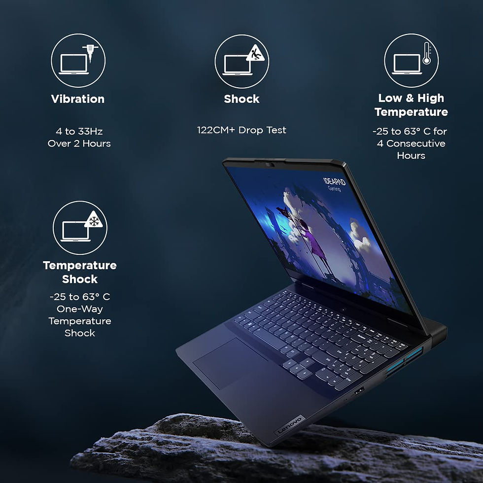 Thumbnail: Lenovo IdeaPad Gaming 3 AMD Ryzen 5 7535HS 15.6" (39.62cm) FHD IPS 120Hz Gaming