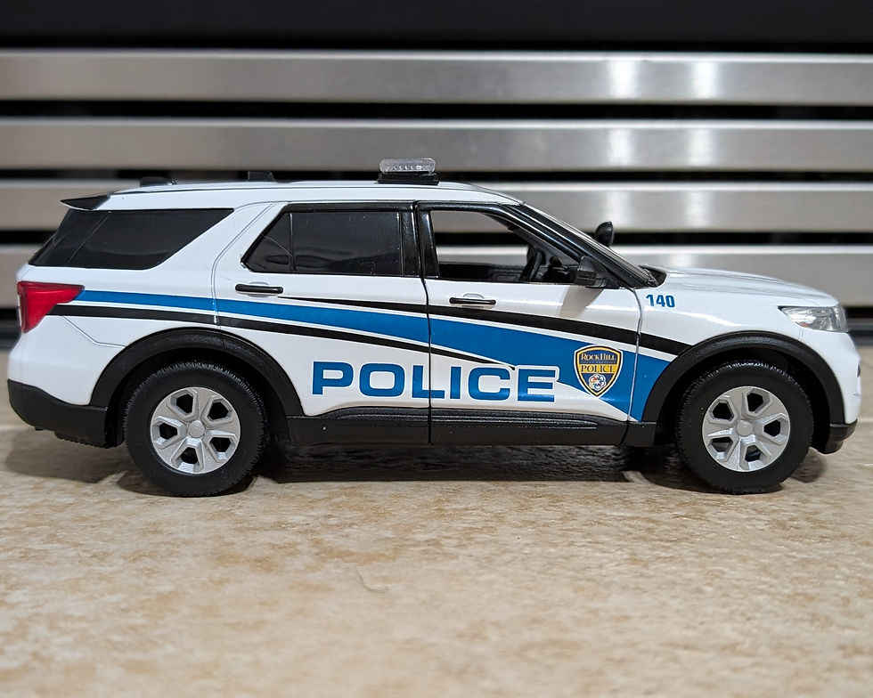 Thumbnail: Rock Hill SC Police Custom 1/24 Scale Motormax 2022 Ford Police Explorer