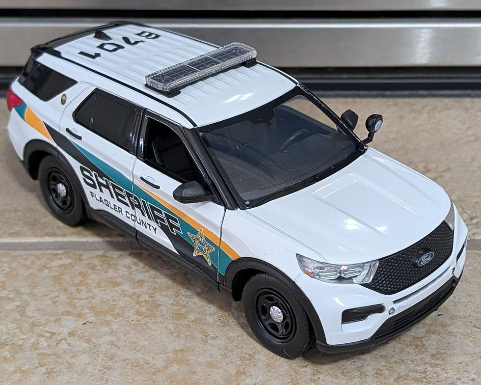 Thumbnail: Flagle County FL SO Custom 1/24 Scale Motormax 2022 Ford Police Explorer