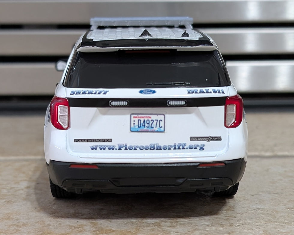 Thumbnail: Pierce County WA Sheriff Custom 1/24 Scale Motormax 2025 Ford Explorer