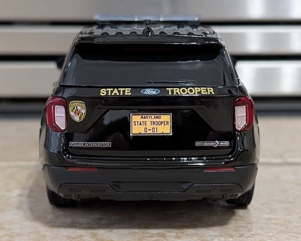 Thumbnail: Maryland State Police Custom 1/24 Scale Motormax 2022 Ford Police Explorer