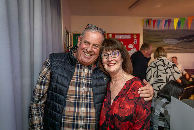 Couple smiling portrait