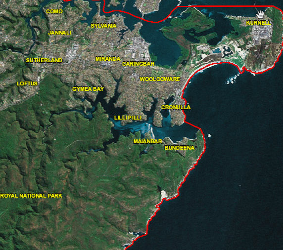 Source [7.1] Map of Sutherland Shire