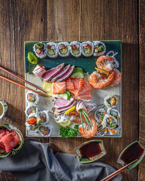 Sushi platter