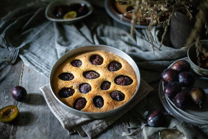 Plum torte from New York Post famous recipe