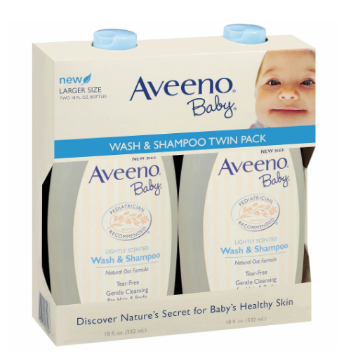 Aveeno Baby Wash Tear Free Shampoo For Hair And Body