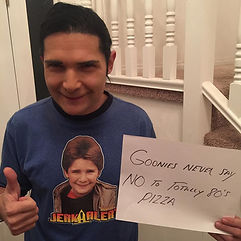 Corey Feldman visits Totally 80's Pizza