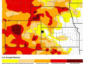 Map courtesy of the NWS