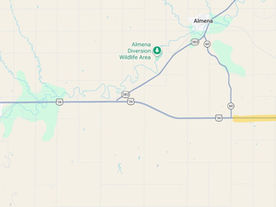 Highlighted area is the approximate location of the accident. Screenshot from Google Maps.