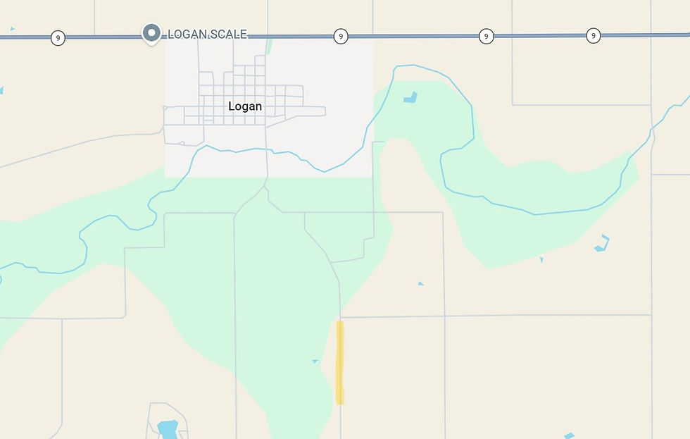 Highlighted area is approximate location of the accident. Screenshot from Google Maps.