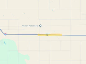 Screenshot from Google Maps. Highlighted area is approximate location of the accident.