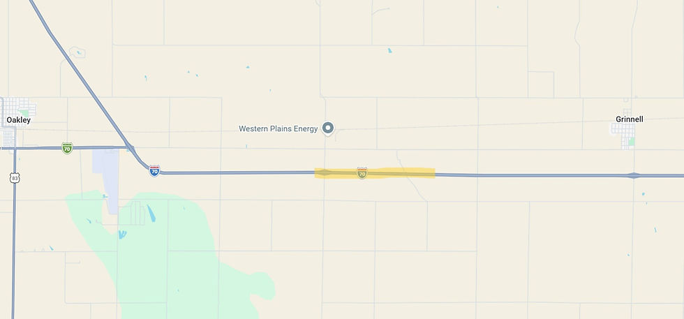 Screenshot from Google Maps. Highlighted area is approximate location of the accident.