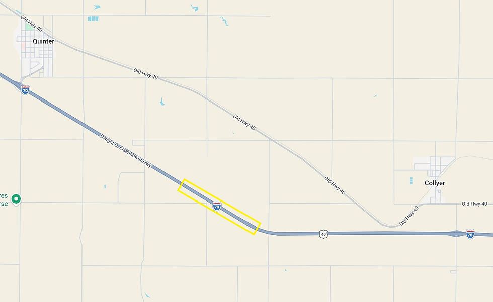 Highlighted area is approximate location of the accident.