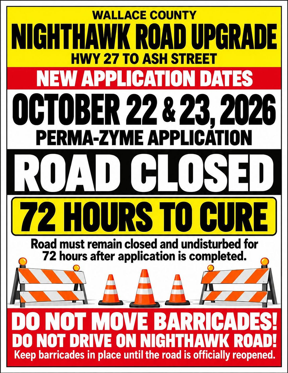 Perma-zyme Road Upgrade Announcement