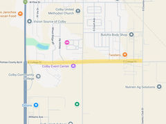 Highlighted area is the approximate location of the project.