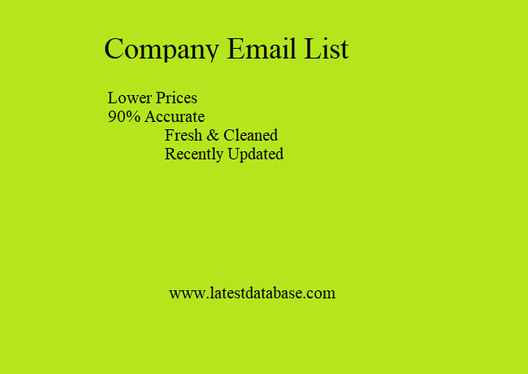 Master the new company email list ability to make products online content media