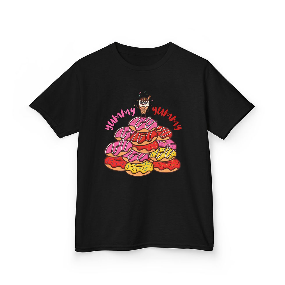 Thumbnail: Girls Kids Donuts Galore Heavy Cotton™ Tee