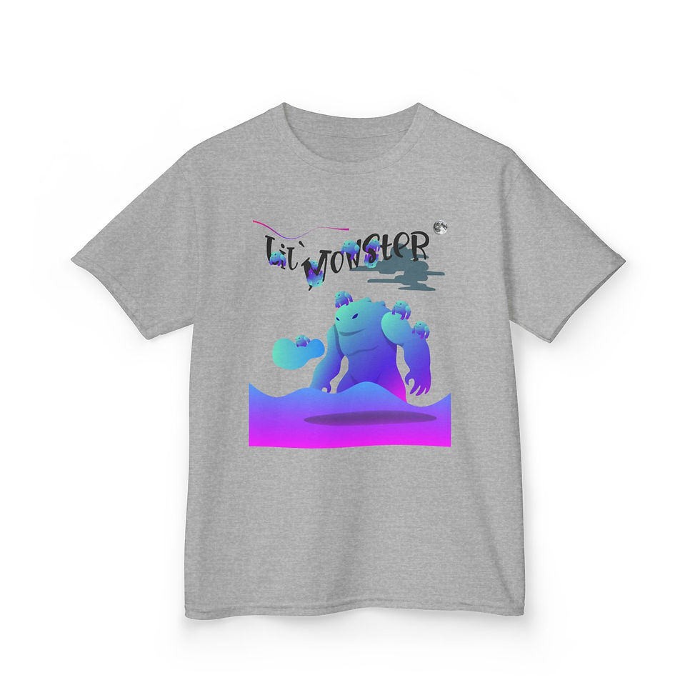 Thumbnail: Kids Lil Monster Heavy Cotton™ Tee