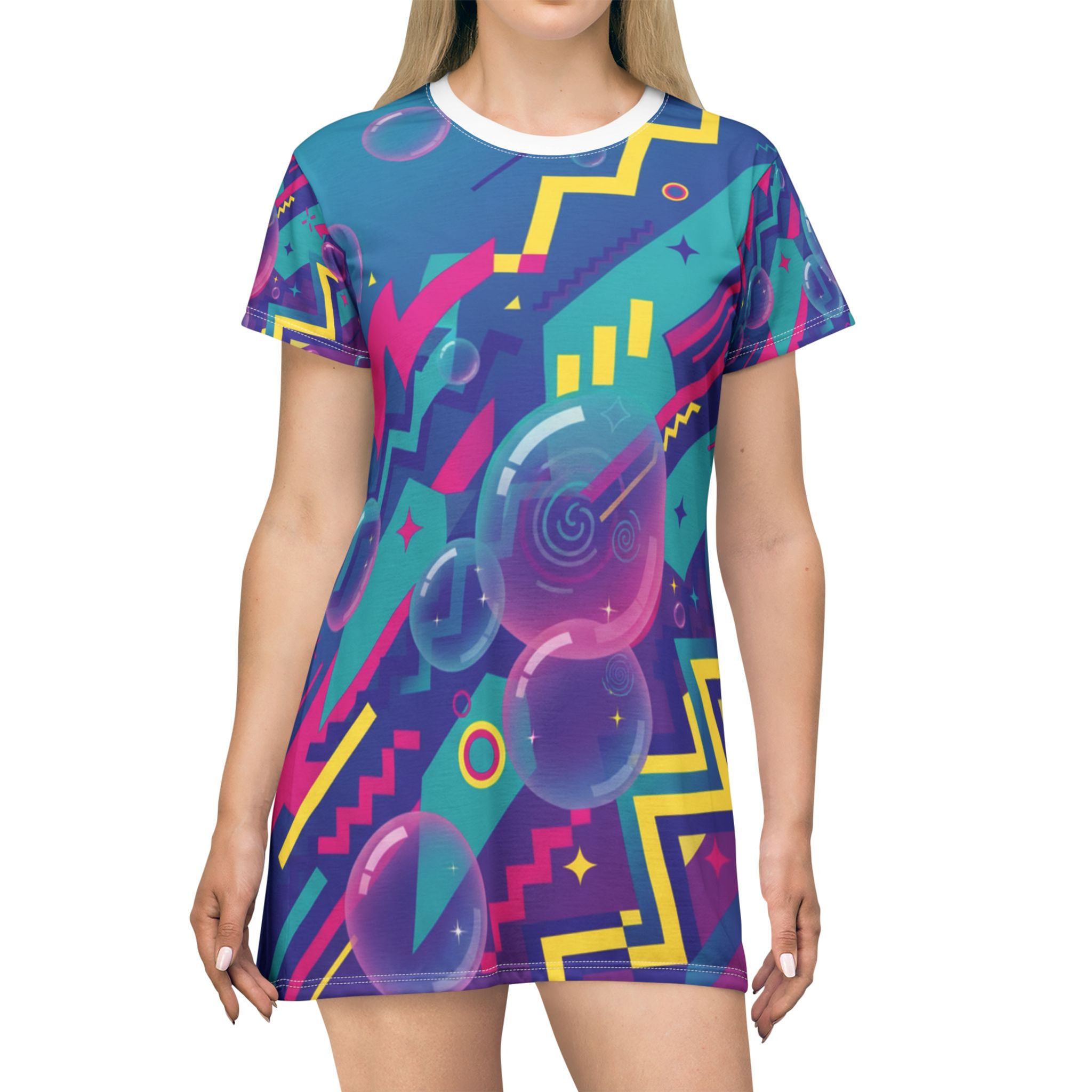 Women's Summer Sky T-Shirt Dress