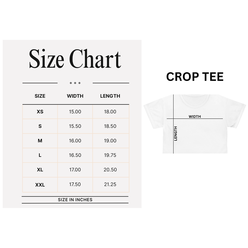 Thumbnail: Women's Love Hearts Crop Tee