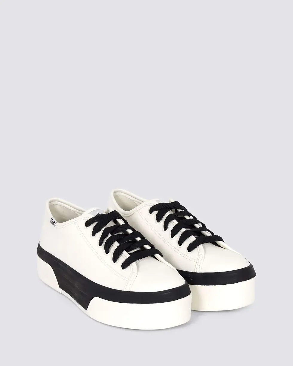 Thumbnail: TRIPLE UP PLATFORM SNEAKERS WHITE/BLACK LEATHER