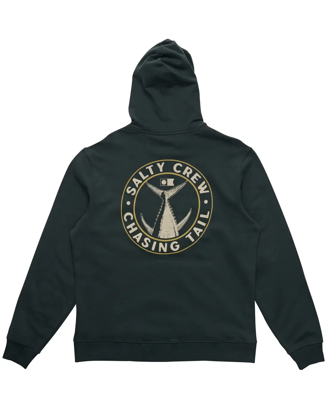 Salty Crew Tailgate Zip Fleece Hood - Coal
