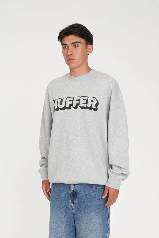 Thumbnail: MENS WEEKEND CREW/CONSOLE GREY MARLE