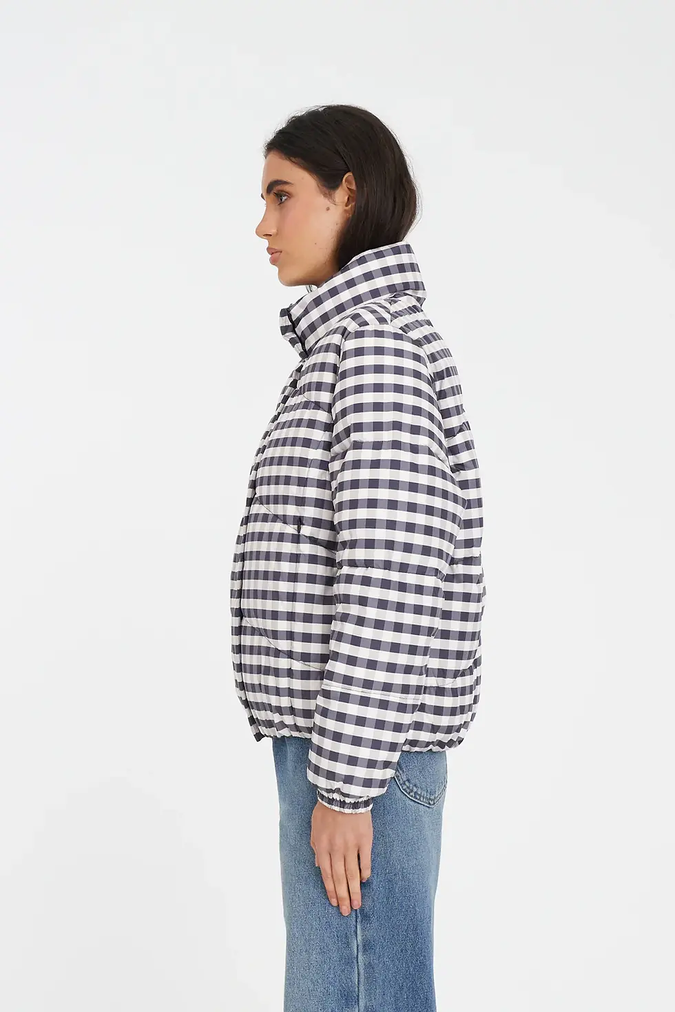 Thumbnail: WMNS DEMI PUFFER JKT GINGHAM