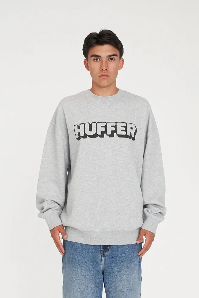 MENS WEEKEND CREW/CONSOLE GREY MARLE