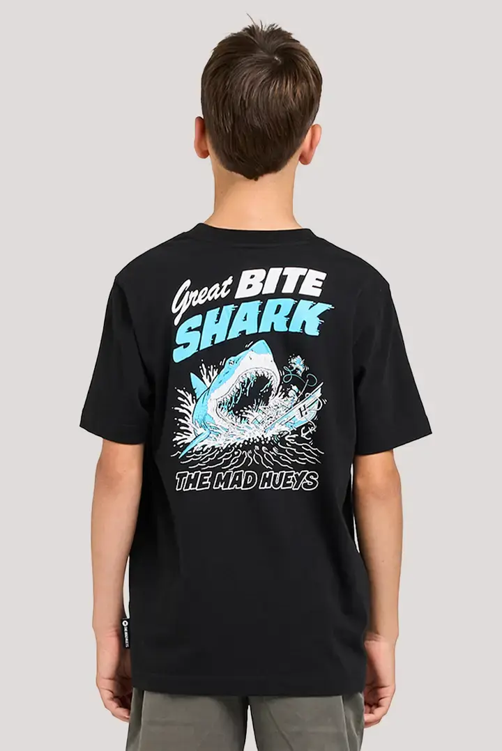 Thumbnail: The Mad Hueys Youth Great Bite Shark T Shirt
