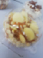 Cheesecake Pots - Caramel and White Choc