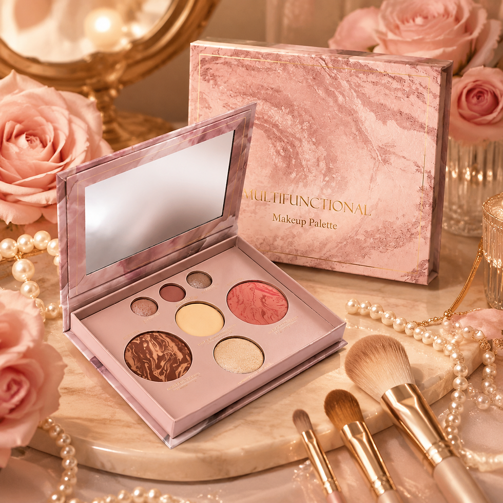 Thumbnail: Makeup Palette 7 Colors Eyeshadow Blush Highlighter Contour Palette All in One
