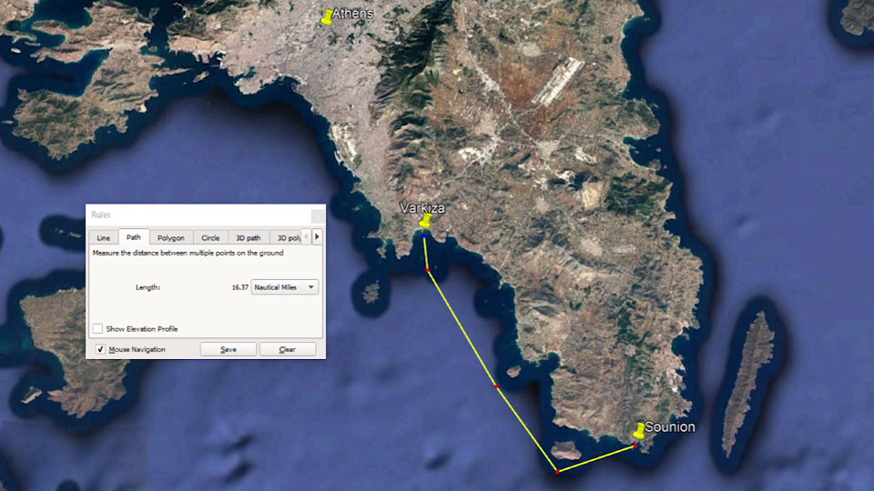 Sounion to Varkiza