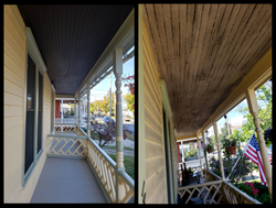Historic porch restoration