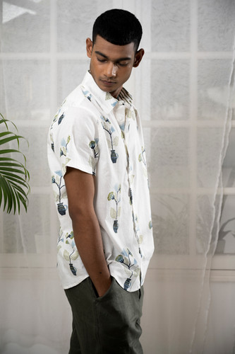 CURRENTAGE MURAI DESIGN SHIRT（BOTANICAL） CURRENTAGE MURAI DESIGN SHIRT（BOTANICAL）