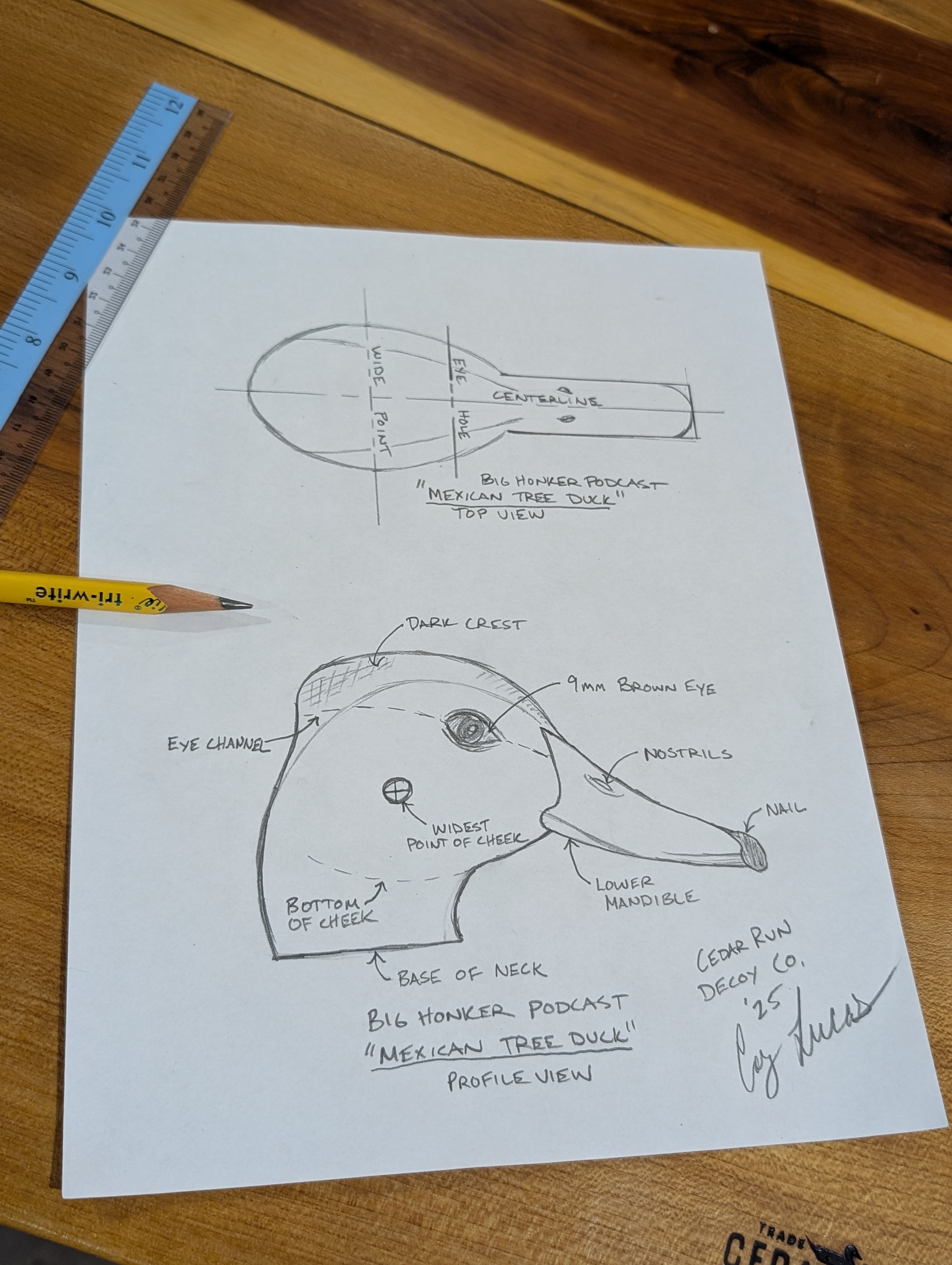 BHP x CRDC Mexican Tree Duck Decoy Package