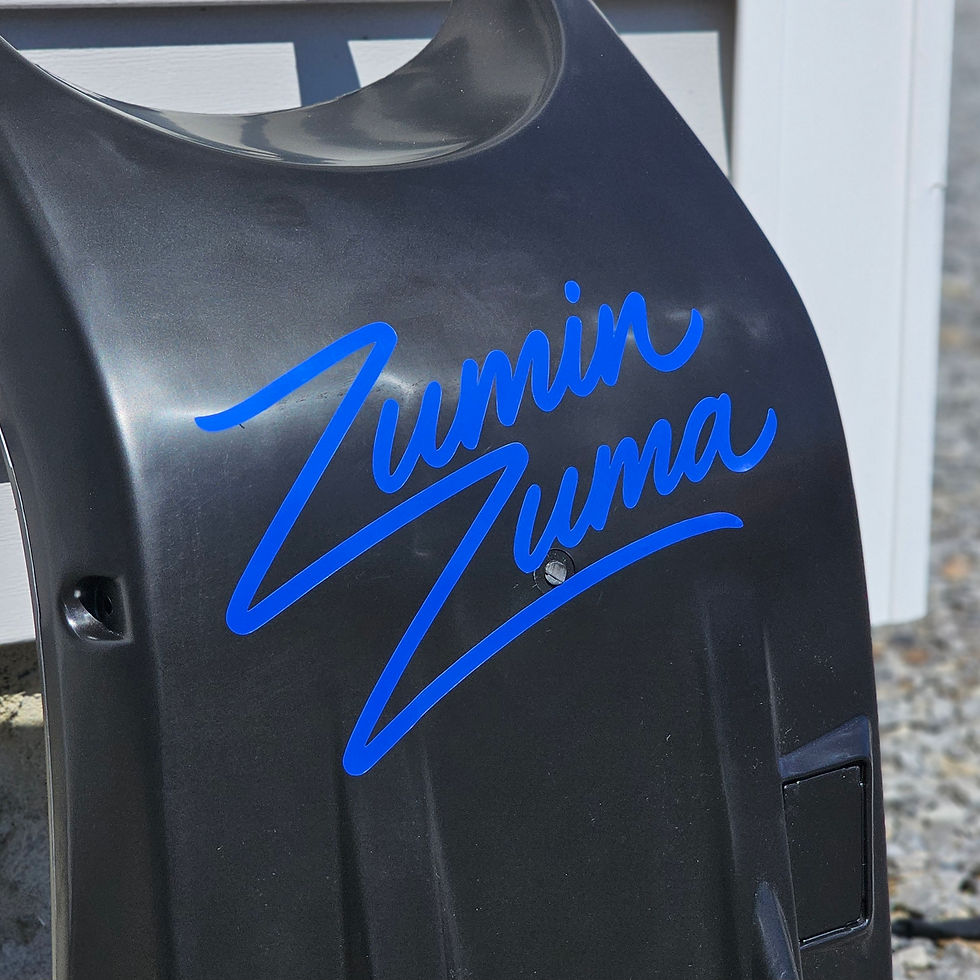 Thumbnail: Belly pan ZZ logo 10 inch decal