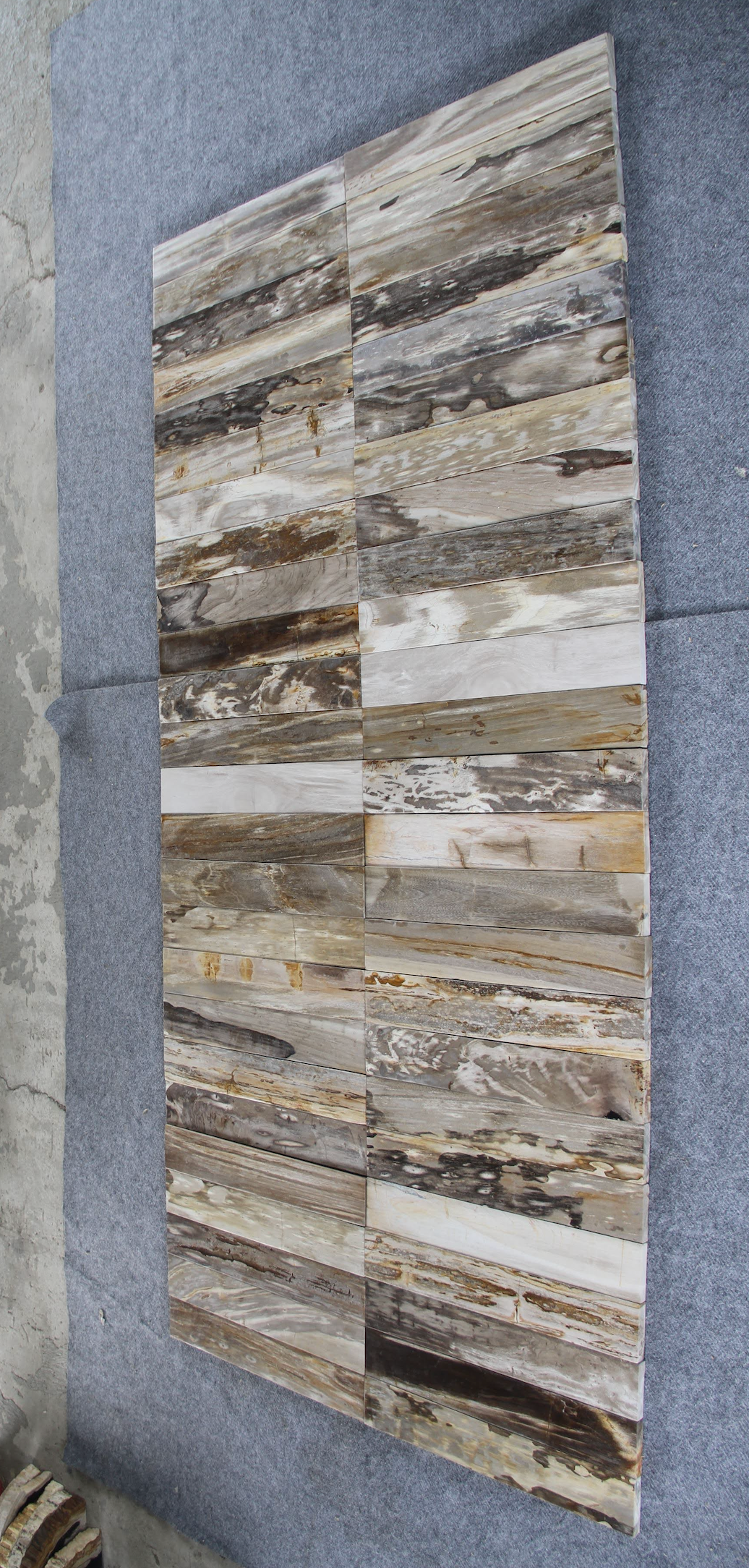 Petrified Wood Polished Flooring Tiles