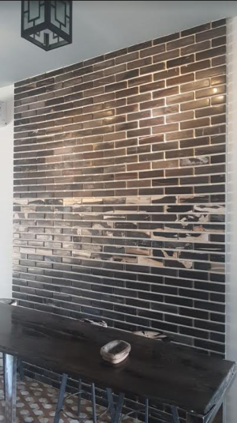 Petrified Wood Backsplash