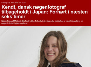 Ekstra Bladet: Kendt, dansk nøgenfotograf tilbageholdt i Japan: Forhørt i næsten seks timer