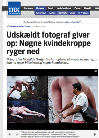 MX: Udskældt fotograf giver op: Nøgne kvindekroppe ryger ned