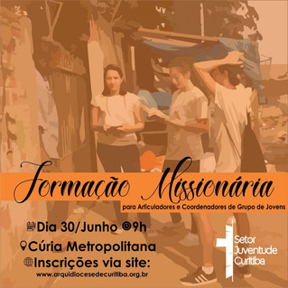 Formação Missionária para coordenadores e articuladores de grupos de jovens