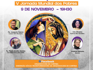 Comissão da Dimensão Sociotransformadora convida fieis a se mobilizarem Jornada Mundial dos Pobres
